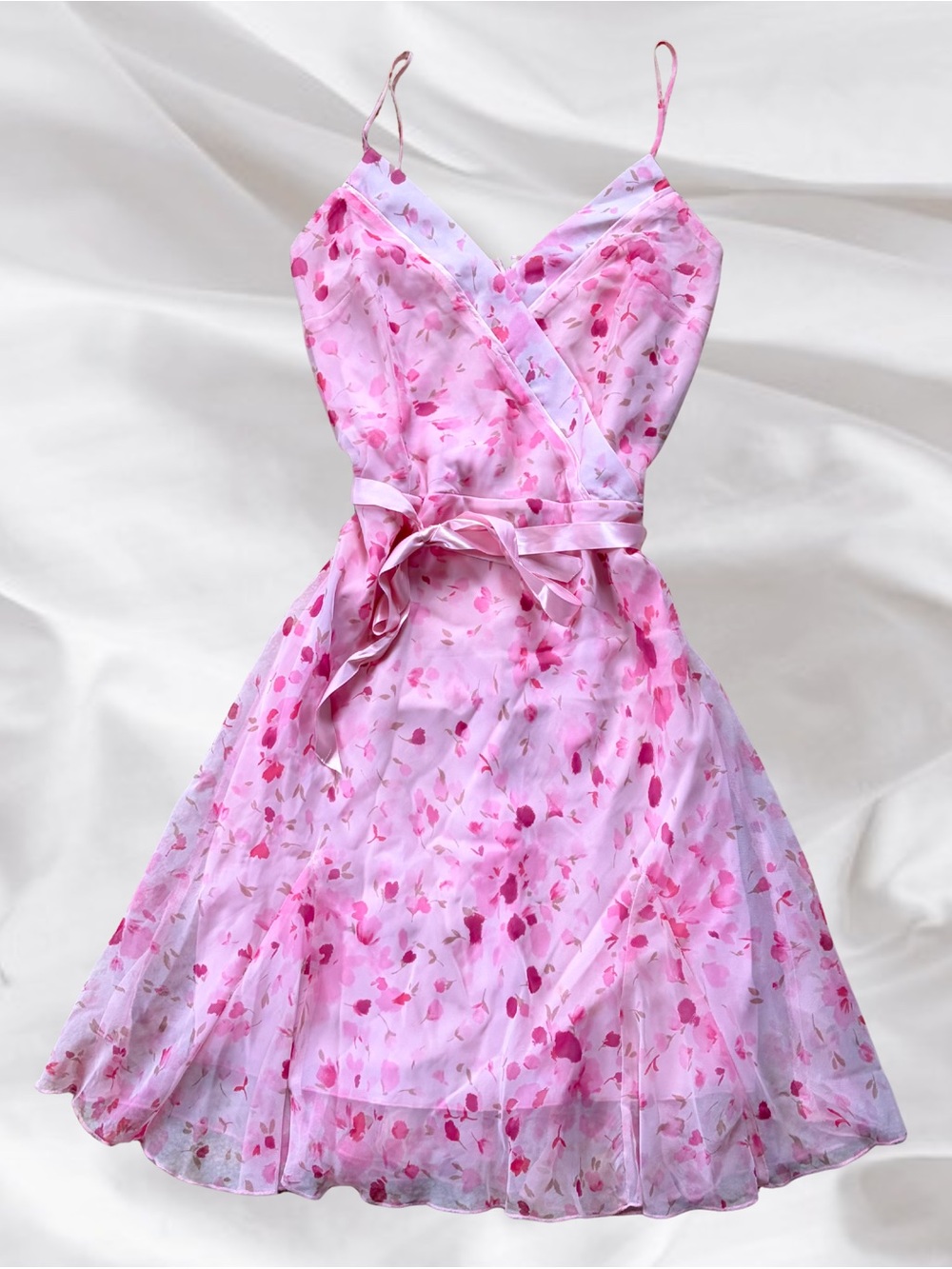 Y2K Pink Floral Fairy Dress